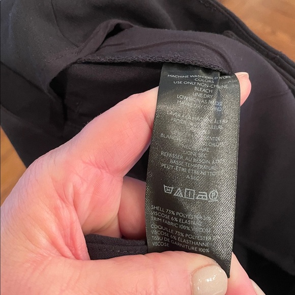 Anthropologie Maeve midnight trouser pant sz 2 - Picture 7 of 7